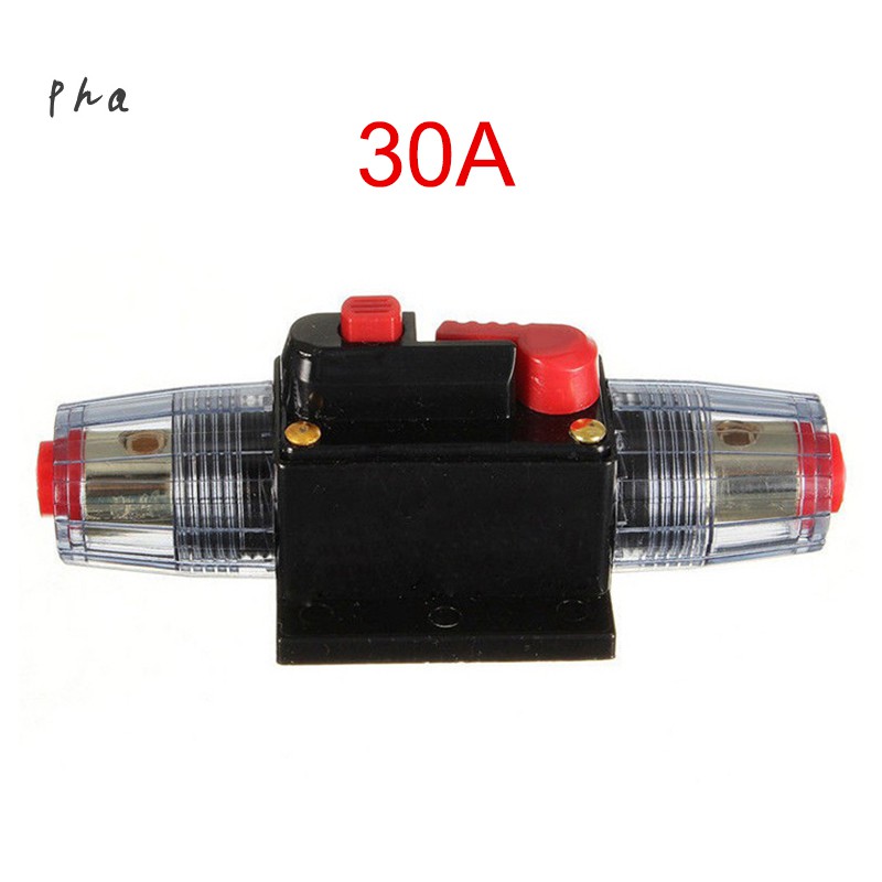 20-100A 12V Car Truck Audio Amplifier Circuit Breaker Fuse Holder AGU Stereo Amplifier Refit Adapter