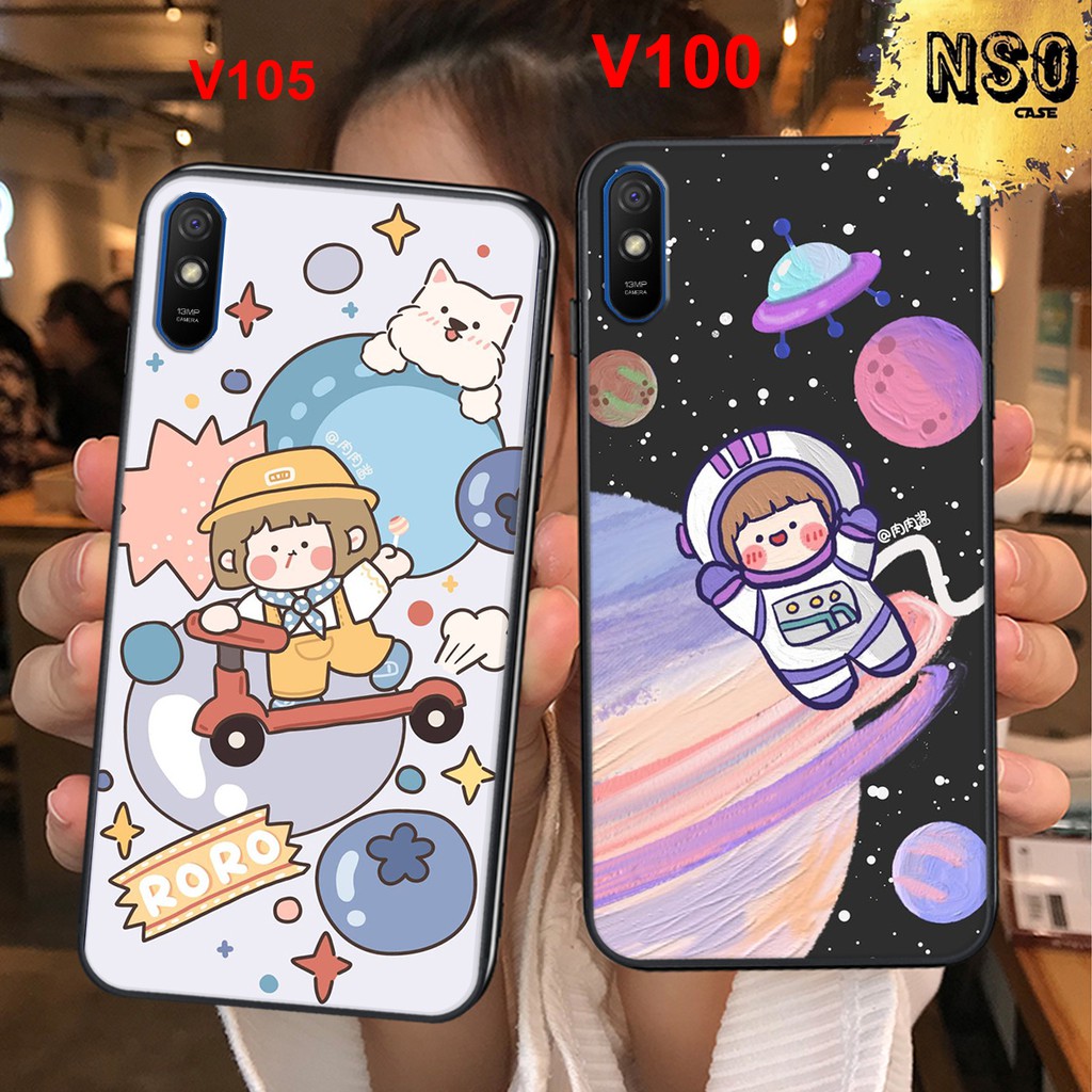 Ốp Lưng Xiaomi Redmi 9a In Hình Roro Jump Siêu Đáng Yêu