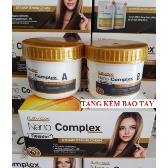 (Tặng Bao Tay) Thuốc Duỗi Tóc Tại Nhà LAVOX Size MiNi 150Mlx2 - Kem Duỗi Phục Hồi Tóc Tại Nhà