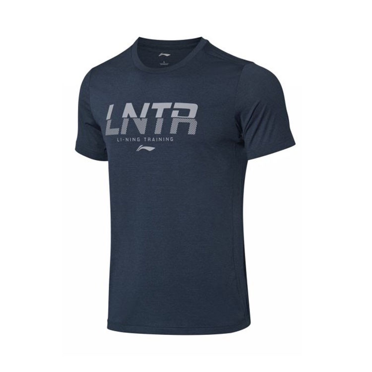 Áo LiNing Nam Chính Hãng Ngắn Tay Không Cổ Thun Lạnh ATSP077