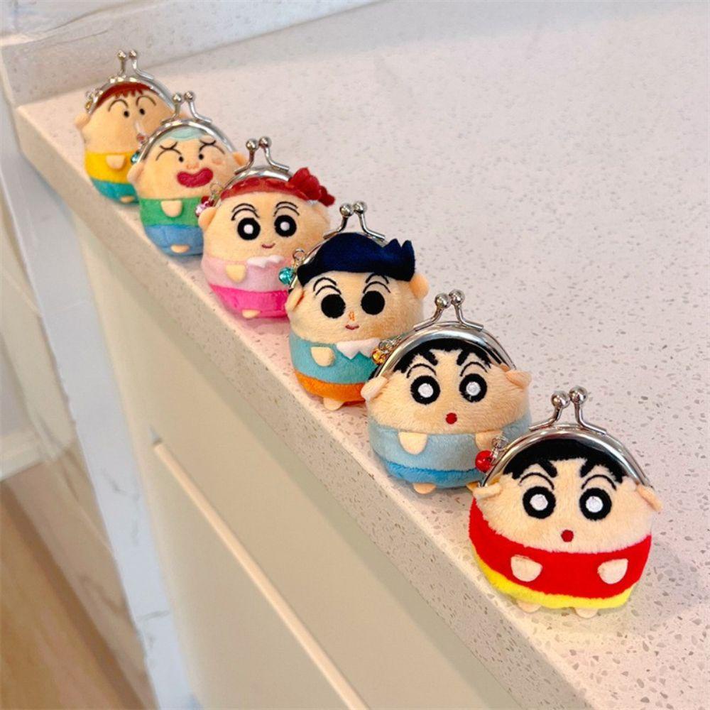ELEGANT Ví Đựng Tiền Xu Hình Cậu Bé Bút Chì Shin-Chan Dễ Thương