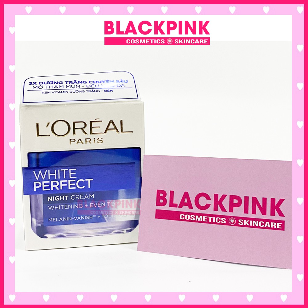 Kem giảm thâm nám Loreal dưỡng sáng đều màu da ngày đêm L'Oreal White Perfect Day & Night Cream 50ml