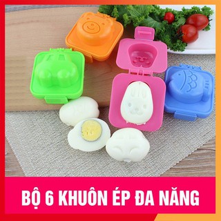 đồ mẹ và bé / GIẢM GIÁ / Bộ 6 Khuôn Làm Cơm, Ép Trứng, Ép Cơm Làm Bánh bán chạy