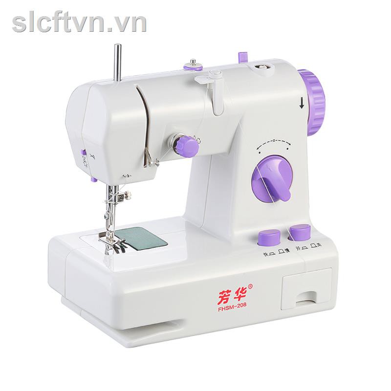 Sewing machine household electric small hand-held mini micro full automatic Fanghua 208