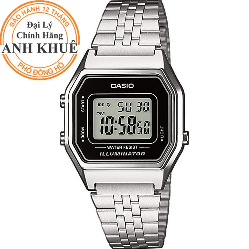 Đồng hồ nữ dây kim loại Casio chính hãng Anh Khuê LA680WA-1DF