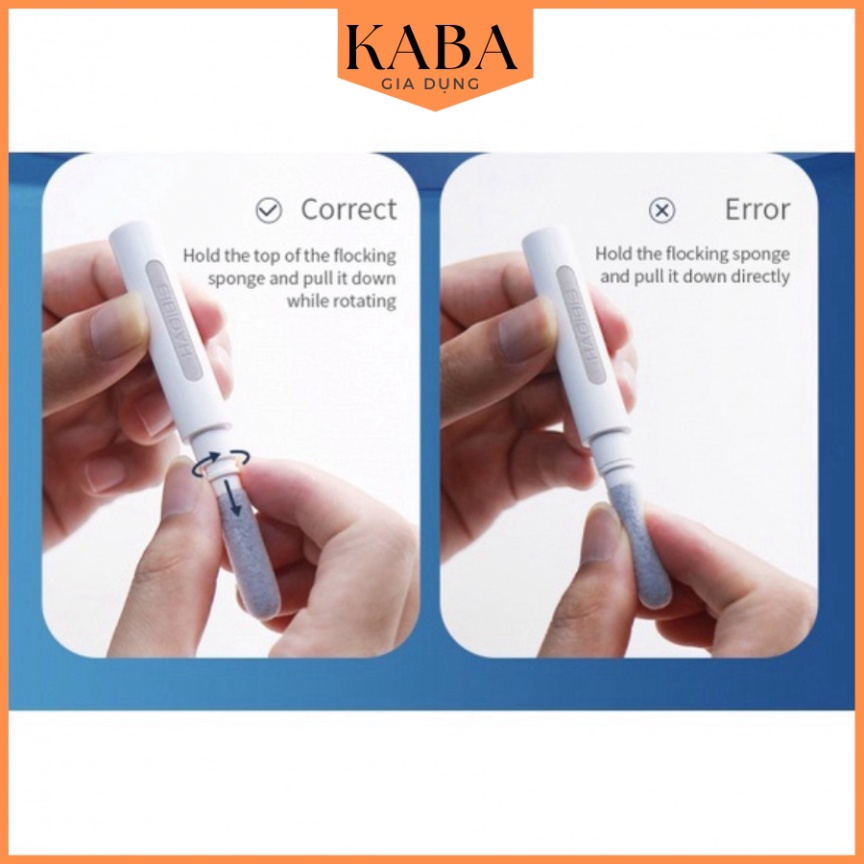 bộ vê sinh tai nghe airpod cọ vệ sinh airpods bluetooth không dây thông minh dành cho Airpods 1 2 3 Pro KABA
