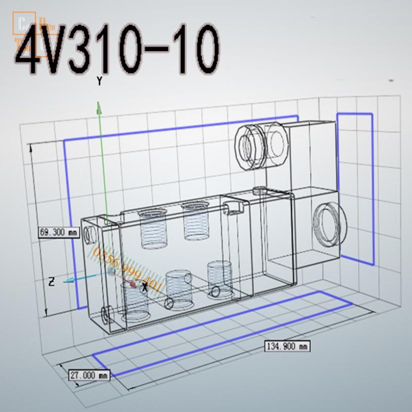 (GIẢM GIÁ CỰC SỐC) Van Điện Từ Airtac 4V310-10 Loại xịn