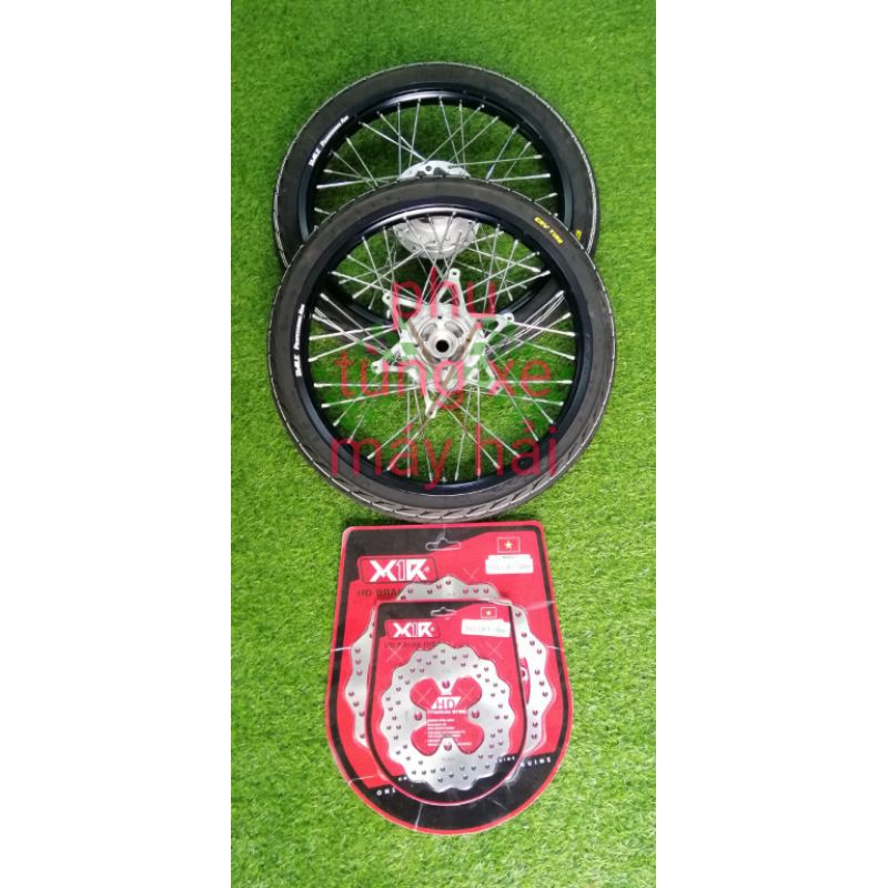 Onic 150 full vỏ ruột Bánh căm dành cho Honda scrv hông nhỏ kèm đĩa trước sau x1r lắp như zin không cần chế msp 0172