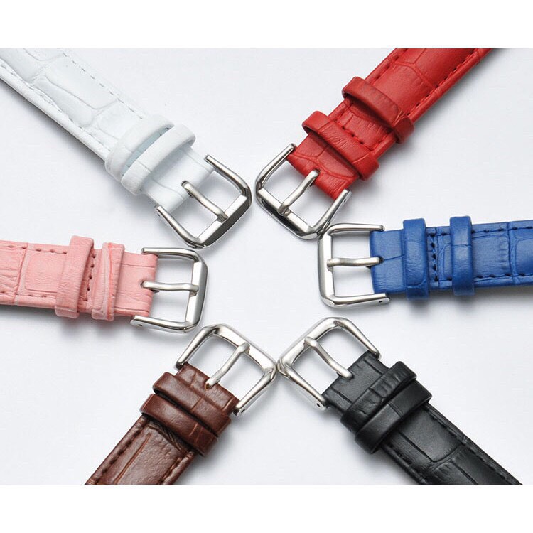 Dây đồng hồ đeo tay da sần Nam, Nữ nhiều màu đủ size từ size 8 đến size 30 từ Kimdongho.vn