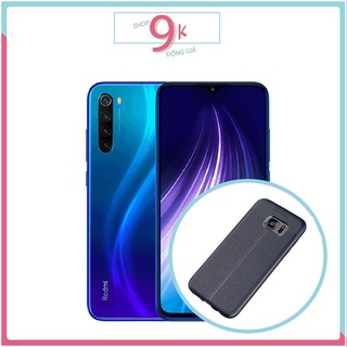 Ốp autofocus vân da dẻo cho xiaomi redmi note 8