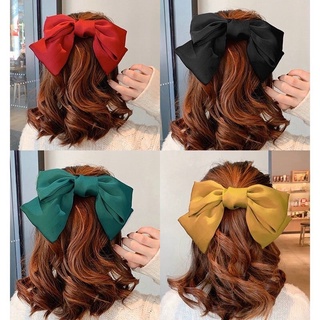 Kẹp tóc nơ lụa to