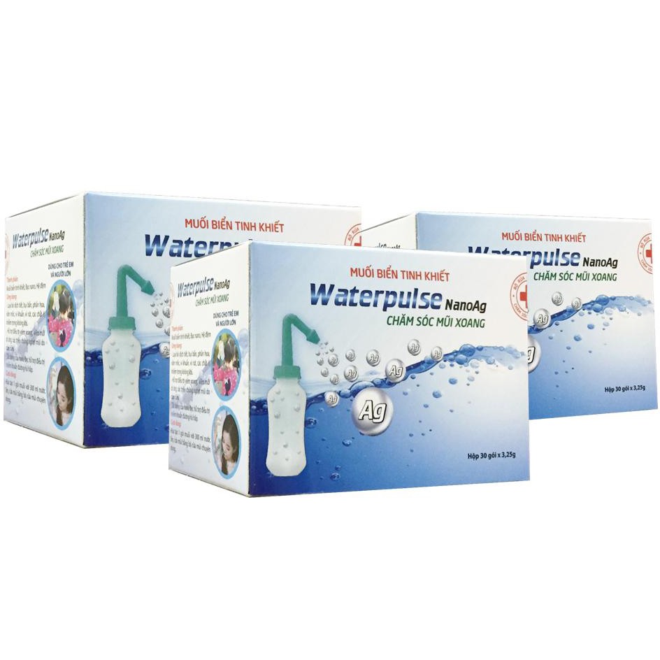 Gói muối biển nano Waterpulse Hộp 15 gói - An toàn