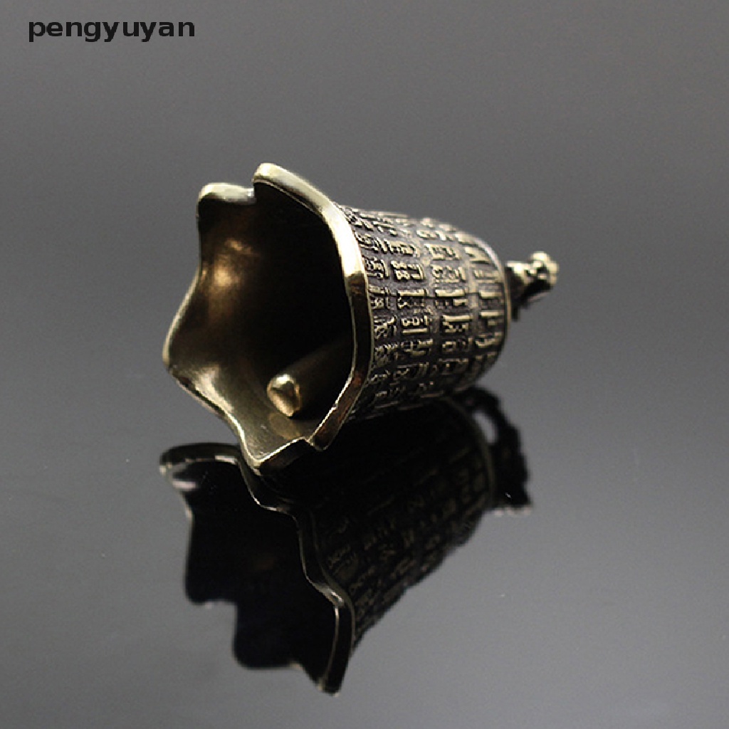 [pengyuyan] Chuông Phật Cầu Nguyện Mini Điêu Khắc Trung Hoa Cổ Điển [Mới]