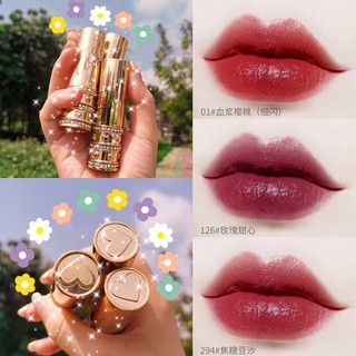 [Hàng mới về] Son môi Suikone 3 màu tùy chọn chất nhung lì chống thấm nước xinh xắn cho nữ