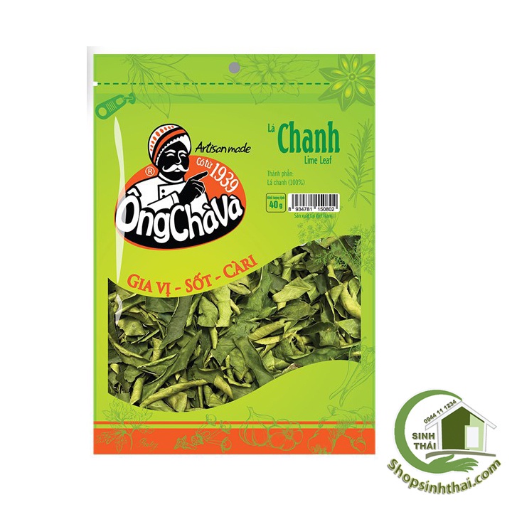 Lá chanh Ông Chà Và 40g