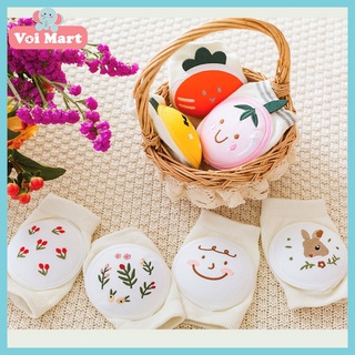 Hộp 2 Đệm Tất Gối Tập Bò Tập Đi MKMD Bảo Vệ Đầu Gối Cho Bé (ib shop gửi mẫu)