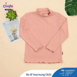 Áo giữ nhiệt cổ 3p cho bé gái Chippo
