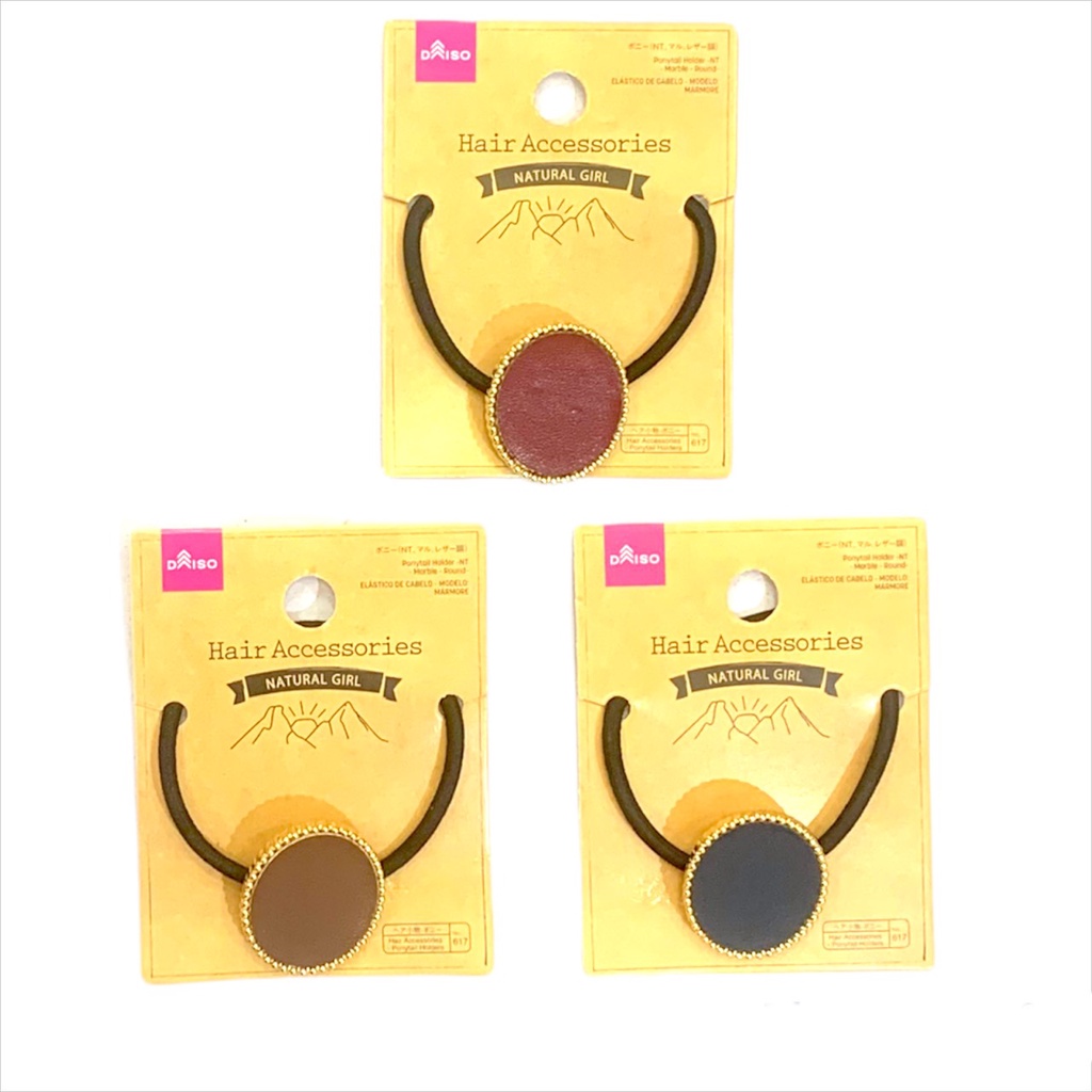 Daiso Cột tóc NT đá tròn