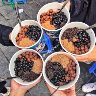 SET NGUYÊN LIỆU MILO DẦM TRÂN CHÂU PUDDING