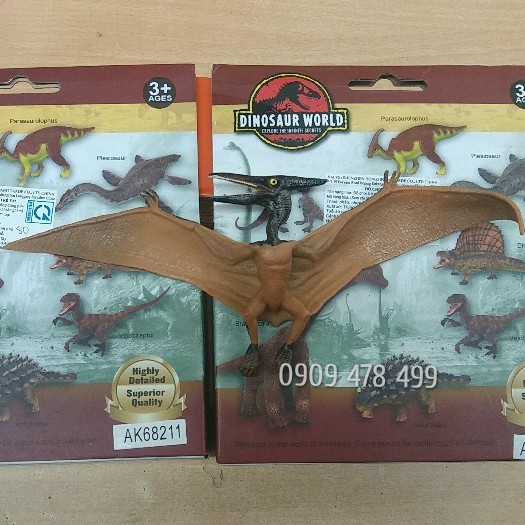 Mô Hình Thằn Lằn Bay Pteranodon Sải Cánh 22cm - Khủng Long Tiền Sử - 7748.2