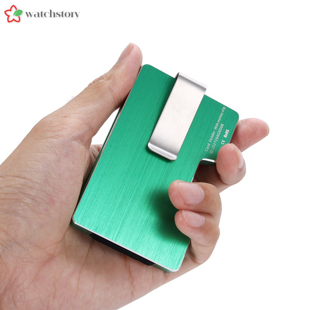 Ví đựng thẻ bằng nhôm dùng kẹp tiền cao cấp
