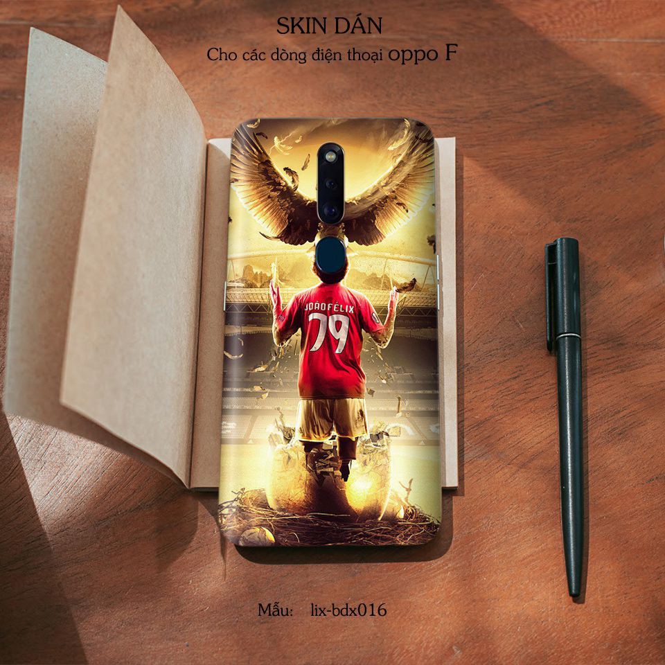 Miếng dán skin cho các dòng điện thoại Oppo F7 -F9 - F11 - F1s in hình bóng đá cực đẹp