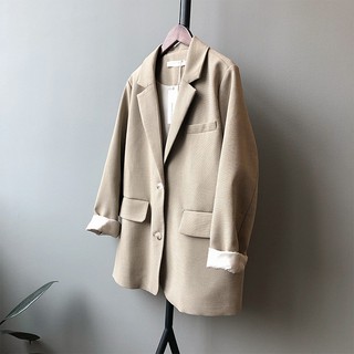 [ Ảnh Thật Có Sẵn ] Blazer Kẻ nhỏ, blazer cao cấp, Vest kẻ trơn