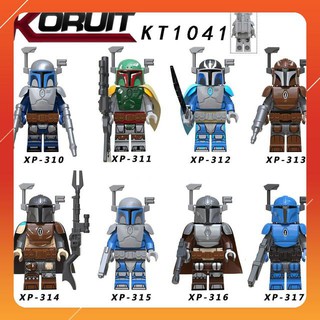 Đồ Chơi Minifigures Các Mẫu Nhân Vật Mandalorian Trong  Phần Mới Ra Trang Bị Áo Giáp Đầy Đủ KT1041