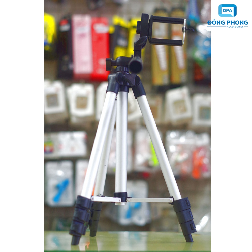 Combo Gậy Tripod Điện Thoại, Máy Ảnh TF 3110 Tặng Kẹp &amp; Remote