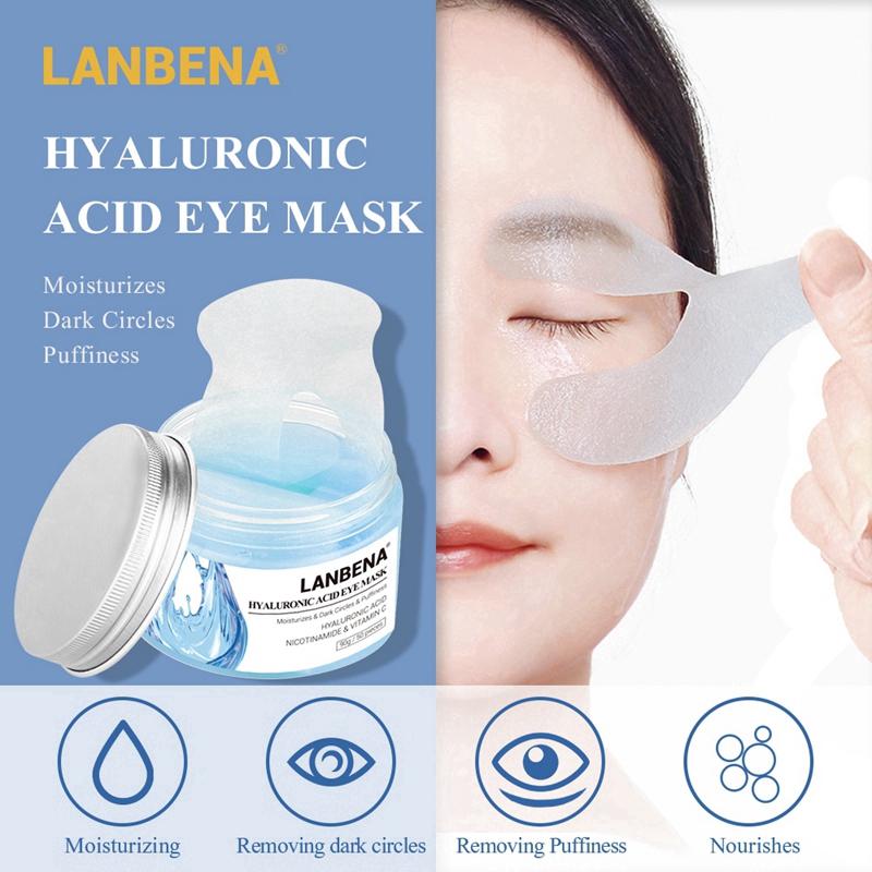 Mặt Nạ Mắt Lanbena Chứa Retinol Và Hyaluronic Acid Dưỡng Ẩm Chống Lão Hóa Xóa Mờ Quầng Thâm Hiệu Quả