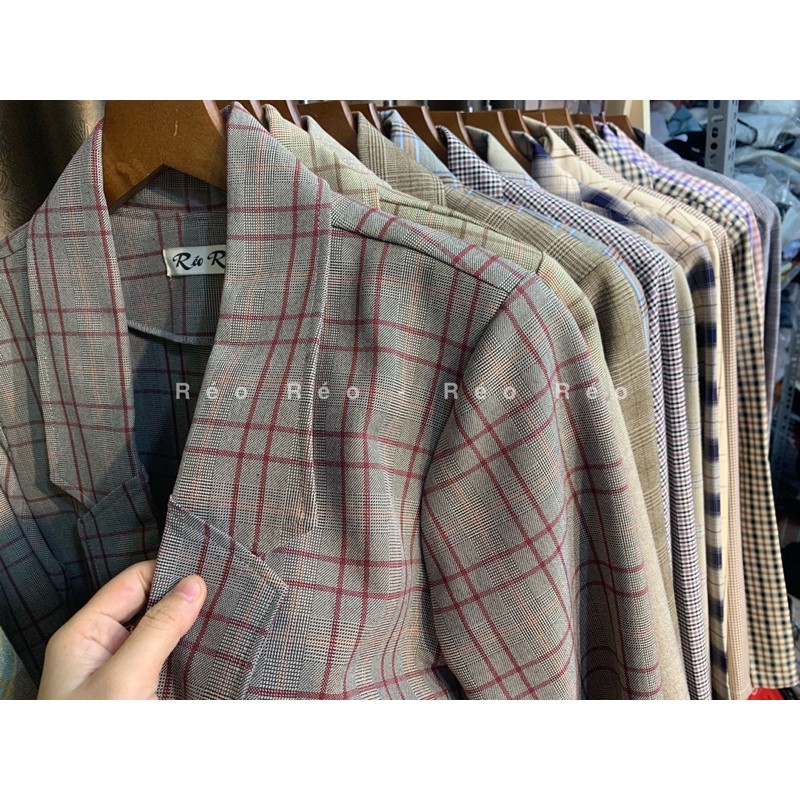 Áo khoác nữ , áo blazer nữ, dài tay, CARO CAO CẤP , LOẠI DÀY , phong cách hàn quốc, trẻ trung, xinh đẹp , năng động | BigBuy360 - bigbuy360.vn