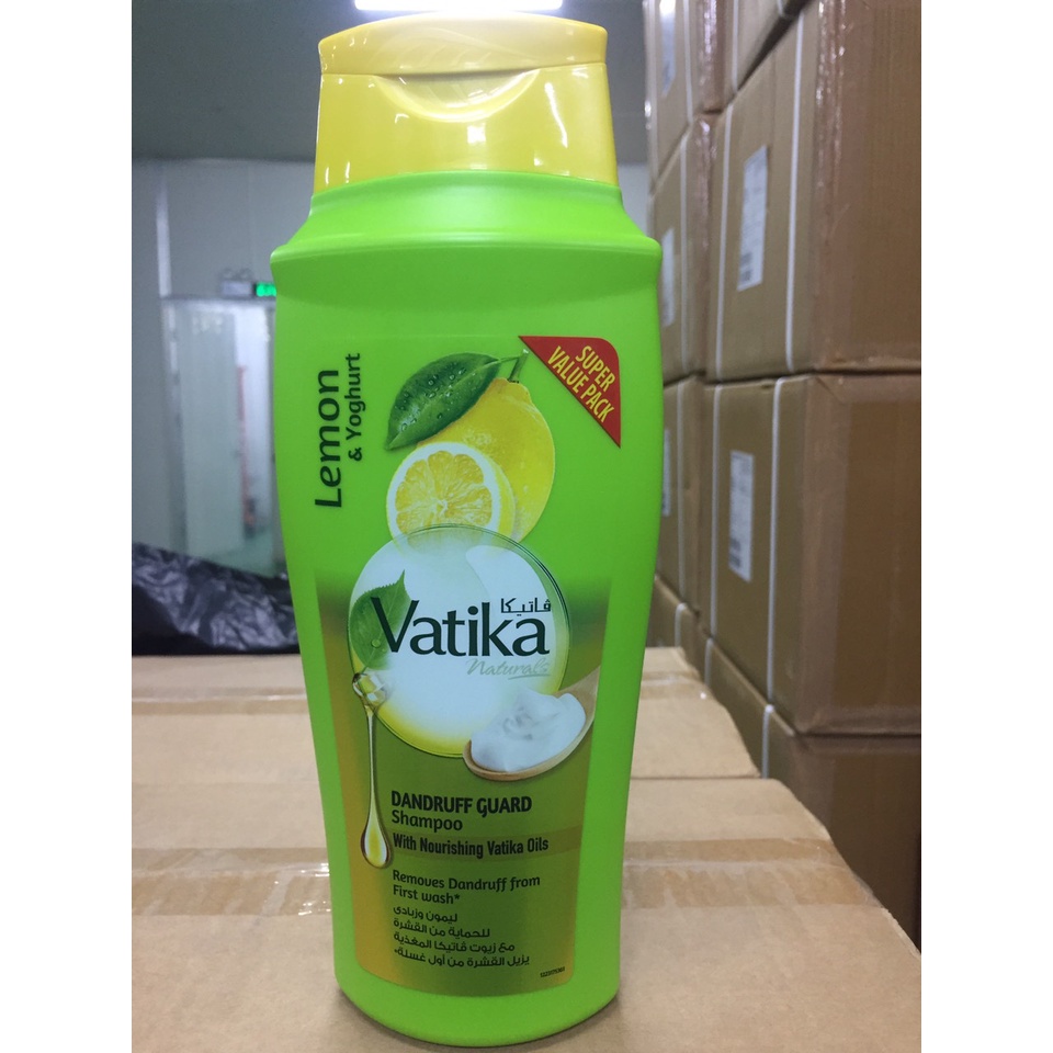 ( Mẫu mới ) Dầu gội Vatika chống gầu 700ml - Vatika Naturals Dandruff Gaurd Shampoo