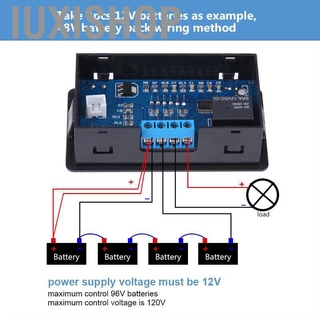 Iuxishop Battery Low Voltage Cut off Auto Switch On Protection Undervoltage Controller