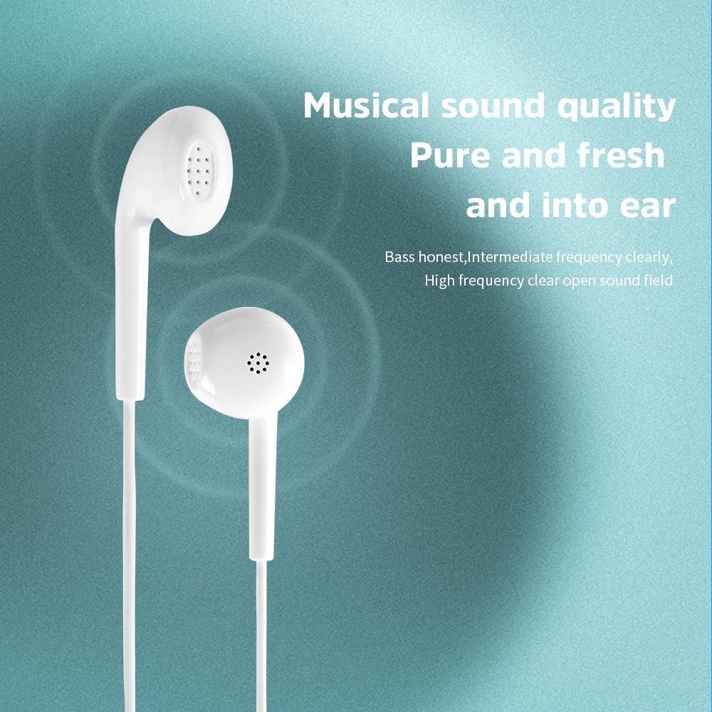 Tai nghe nhét tai Kivee phích cắm 3.5mm có dây chất lượng cao