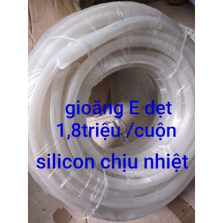 Gioăng E silicon (cuộn 10kg~60m) gioăng  tủ cơm, tủ sấy, tủ giữ nhiệt,kho lạnh kích thước 12mm ,16mm , 18mm, 20mm