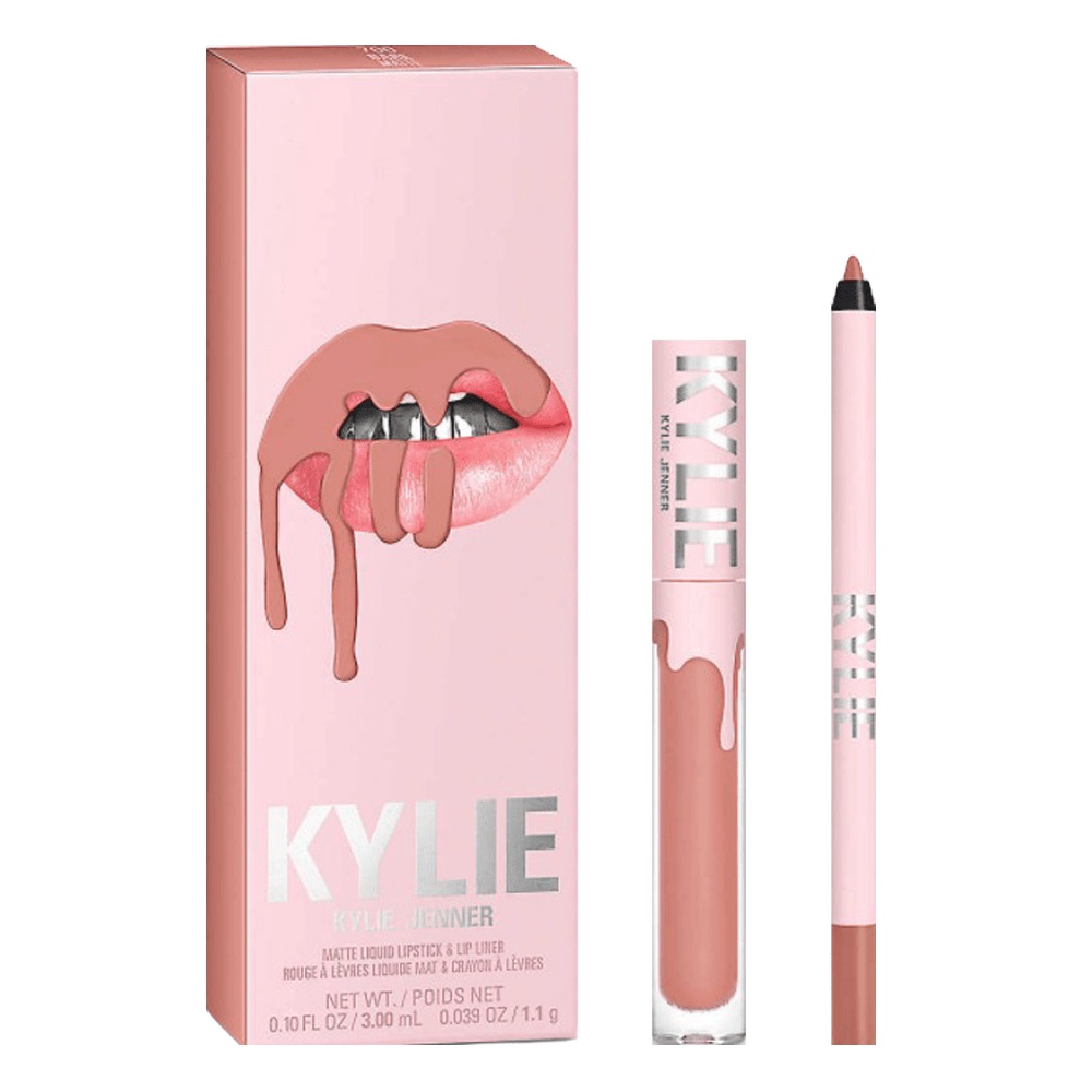 Kylie Jenner- Set Son Kem &amp; Chì Kẻ Viền Môi- Matte Liquid Lipstick &amp; Lip Liner