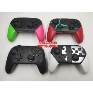 tay cầm switch controller pro cao cấp đủ 5 màu kèm dây usb xịn