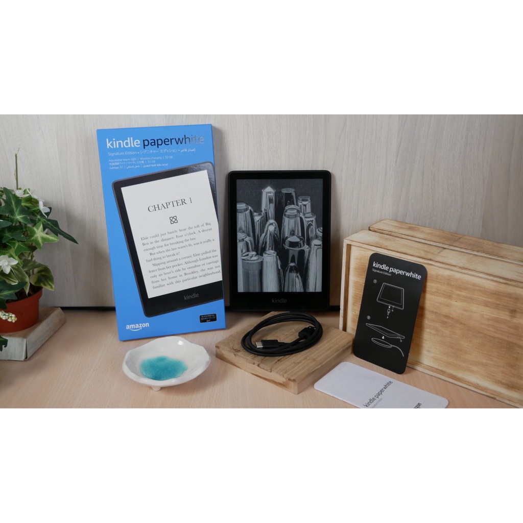 Máy Đọc Sách Kindle Paperwhite 5 Thế Hệ 11 - Màn Hình Eink, 6,8 inch 300PPI - Hàng Chính Hãng - BH 1 Năm - Có Xuất VAT