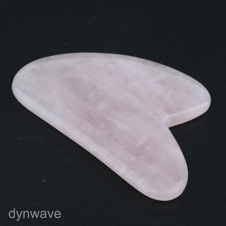 [DYNWAVE] Gua Sha Board for Facial Skincare, 100% Natural Crystal Stone GuaSha Tool for Anti-Aging, Anti-Wrinkles, Lifting Your Face, Iymphatic Drainage
