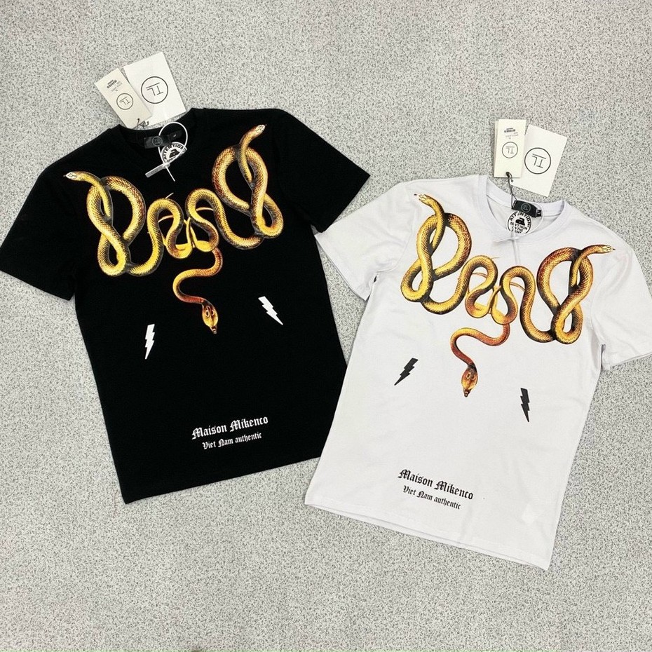 Áo Phông Nam Nữ, Áo Thun In Hình Rắn 3D Miken Sành Điệu Chất Liệu Thun Co Dãn 4C - AC117 - xuongmaytrungkien | BigBuy360 - bigbuy360.vn