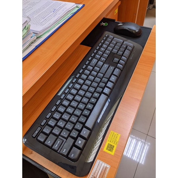 Bộ bàn phím chuột không dây Microsoft 850 đen