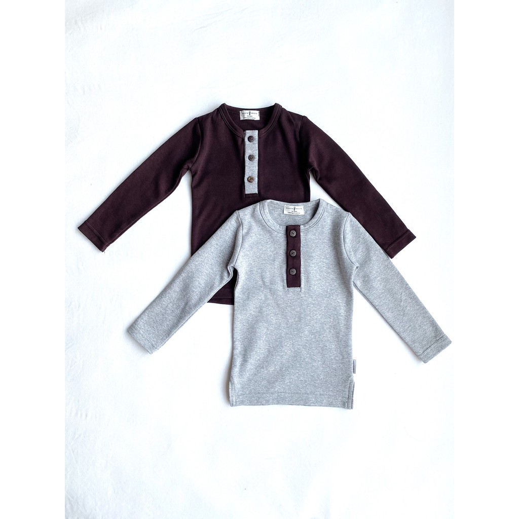 Áo henley bổ trụ dài tay | BigBuy360 - bigbuy360.vn