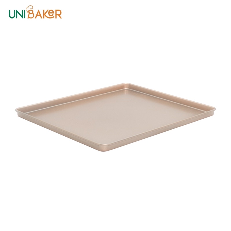 Khay nướng chữ nhật thành thấp Unibaker 30x25cm