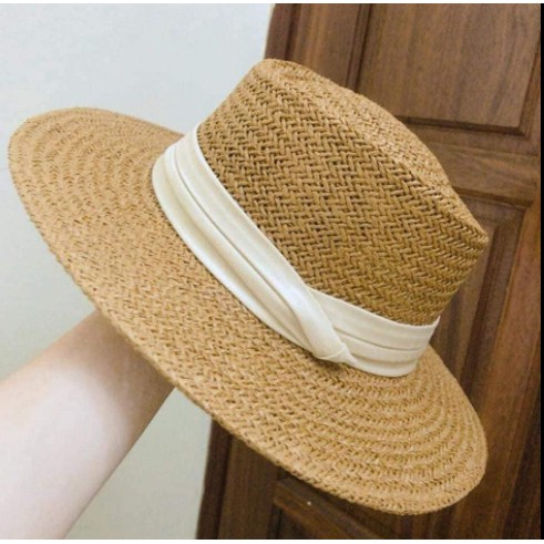 [Mã FAMARAL1 giảm 10K đơn 50K] Mũ cói ( Nón cói) thời trang sang chảnh (SH10)