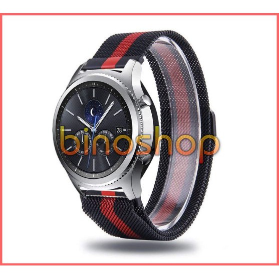 Dây đồng hồ nam châm thép lưới Samsung Gear S3, Amazfit Pace/Stratos, Galaxy Watch 46mm.........