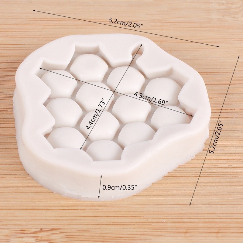 Tấm silicon tổ ong làm fondant, trang trí bánh
