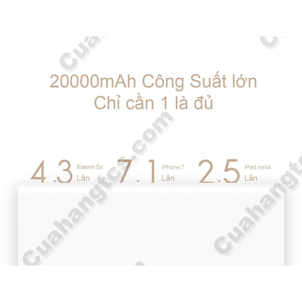 Giá Hủy Diệt - Sạc dự phòng Xiaomi 20000 gen2c