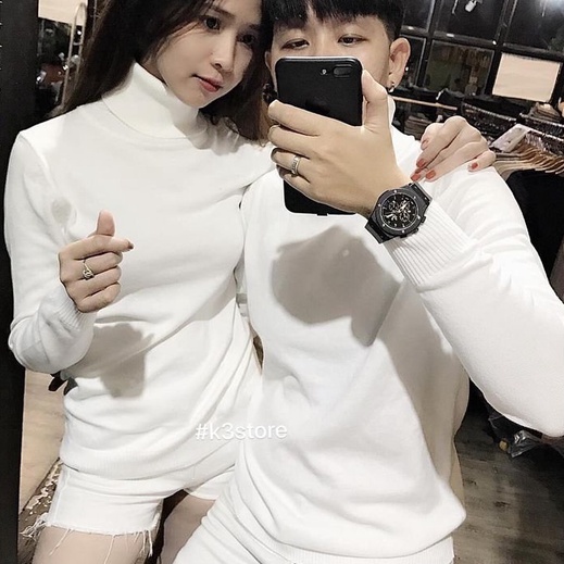 Áo Len Trơn Cổ Cao Phong Cách Hàn Quốc Cho Nam [FASHION 2022]
