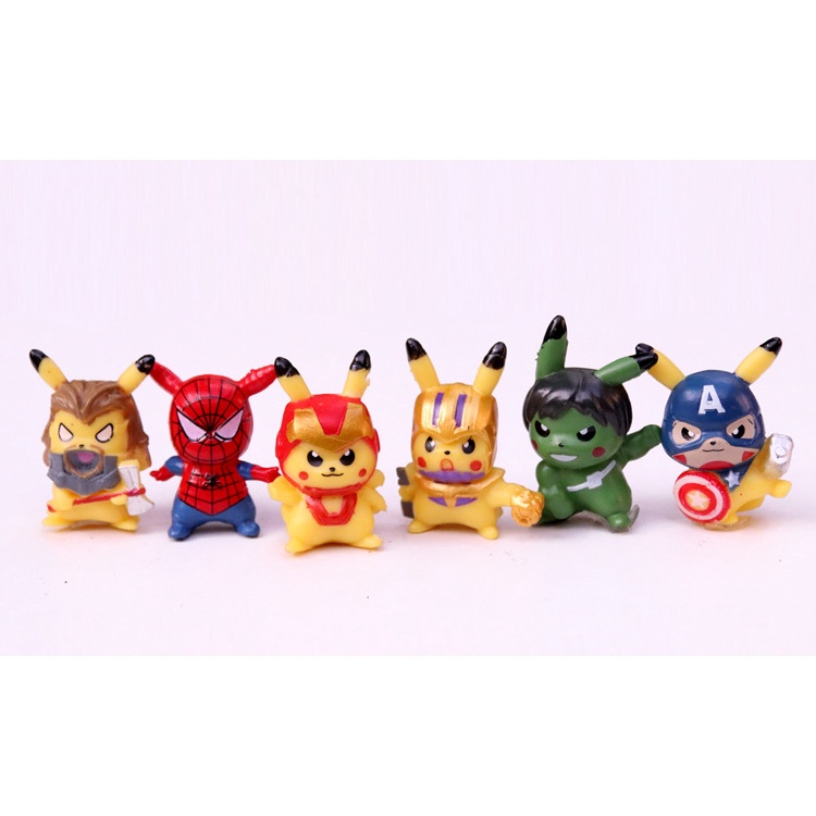 Set Mô Hình Pikachu Mini Làm Thủ Công Dễ Thương