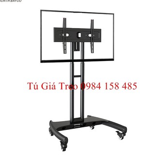 Giá treo tivi di động nhập khẩu không khay AV cho tivi 32-65", sơn tĩnh điện màu đen, Đ12